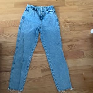 zara straight leg jeans